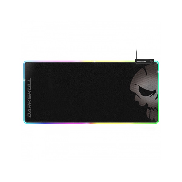 Spirit of Gamer Darkskull RGB XXXL fekete gamer egérpad