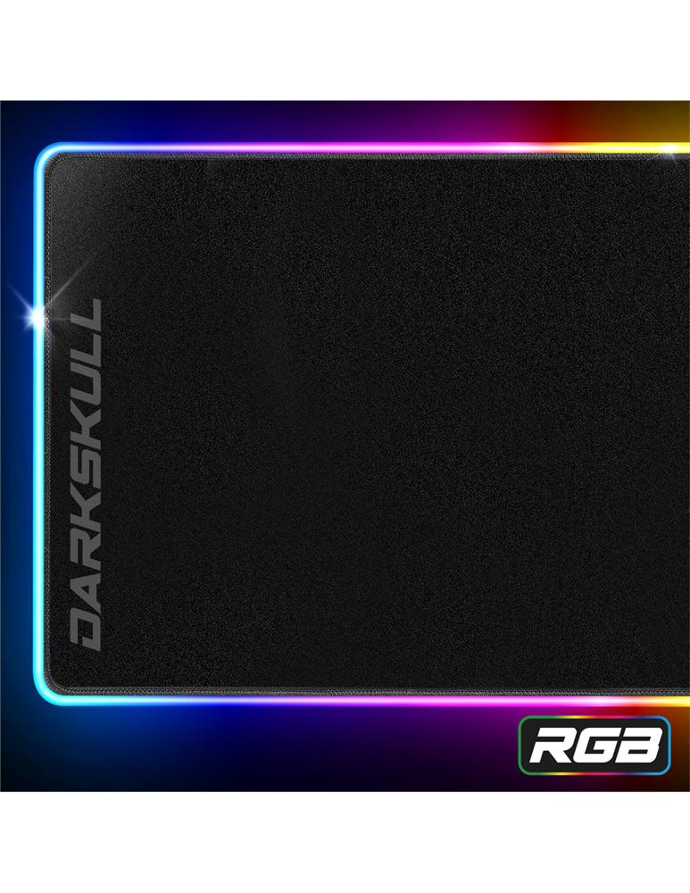 Spirit of Gamer Darkskull RGB XXXL fekete gamer egérpad