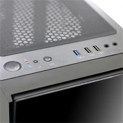 Spirit of Gamer GHOST III RGB fekete ablakos táp nélküli ATX ház