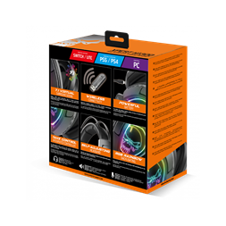 Spirit of Gamer MIC-XH1300 7.1 vezeték nélküli fekete gamer headset