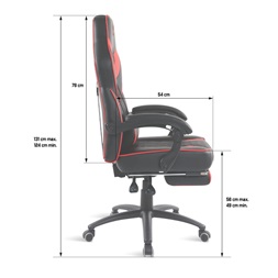 Spirit of Gamer MUSTANG piros gamer szék