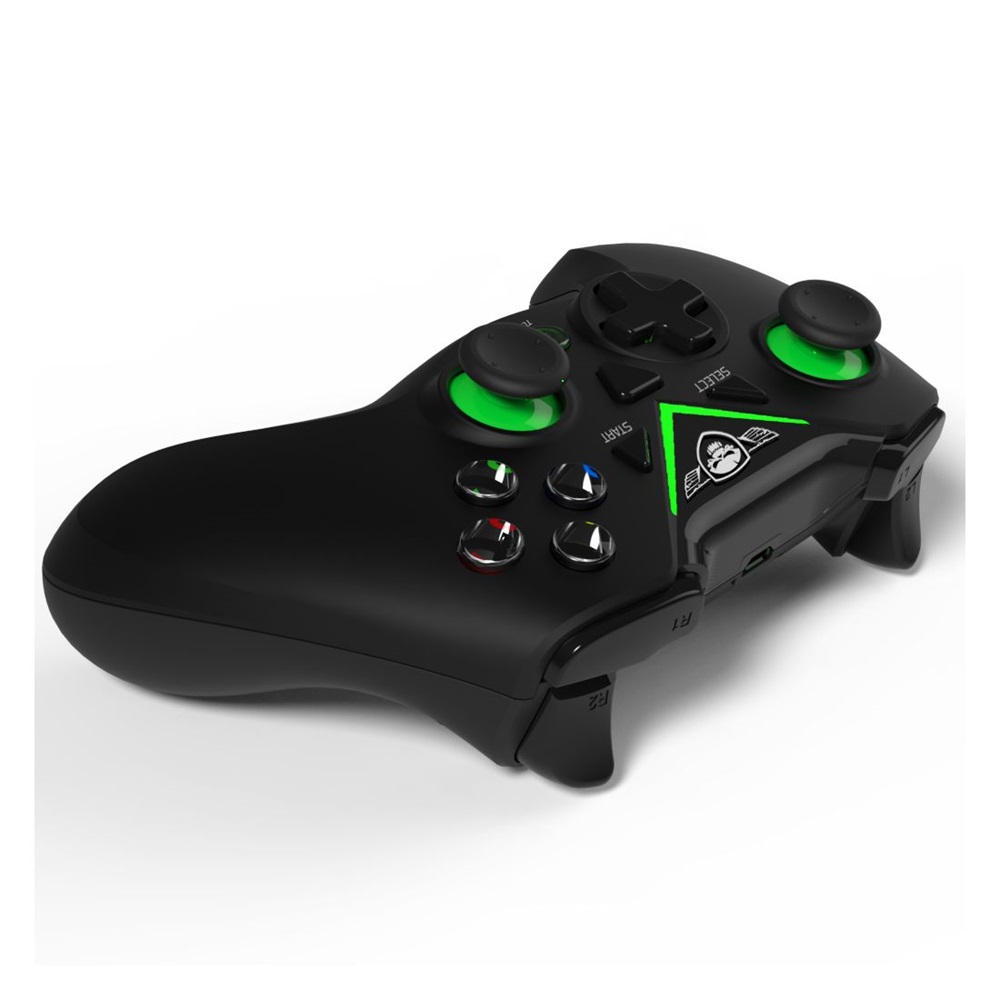 Spirit of Gamer SOG-WXB1 PGX WIRED fekete-zöld Xbox One/PC/Xbox Series vezetékes fekete kontroller