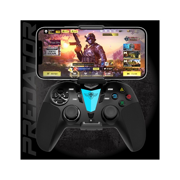 Spirit of Gamer SOG-BTGX11 PREDATOR PS3/PS4/PC vezeték nélküli fekete kontroller