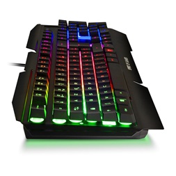 Spirit of Gamer PRO-K5 HUN fekete RGB USB gamer billentyűzet