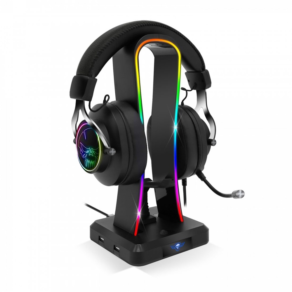 Spirit of Gamer SENTINEL RGB USB fejhallgató állvány