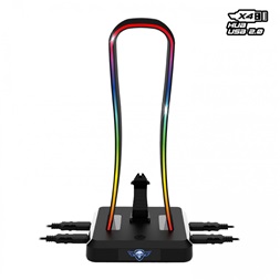 Spirit of Gamer SENTINEL RGB USB fejhallgató állvány