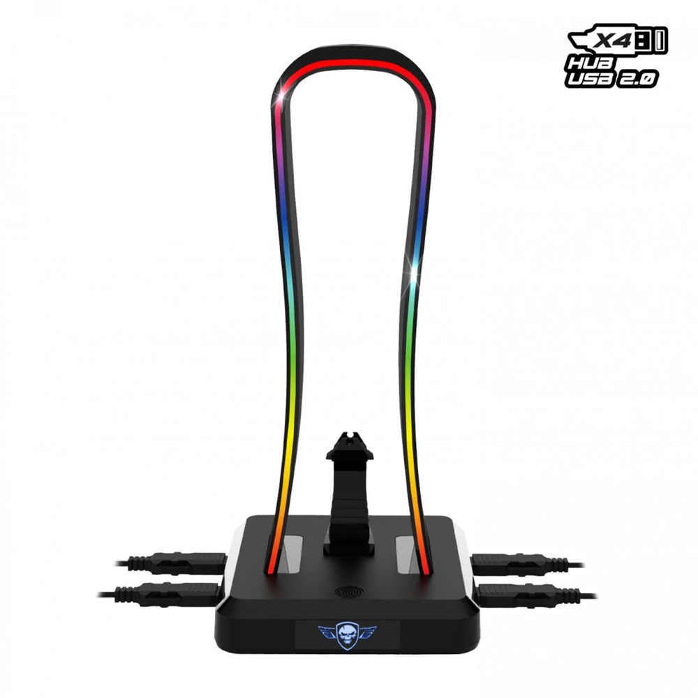 Spirit of Gamer SENTINEL RGB USB fejhallgató állvány