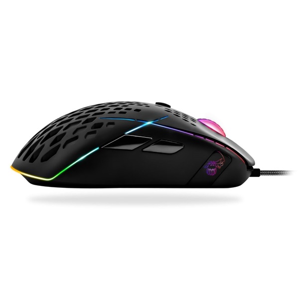 Spirit of Gamer S-XM100 RGB 12400DPI fekete gamer egér