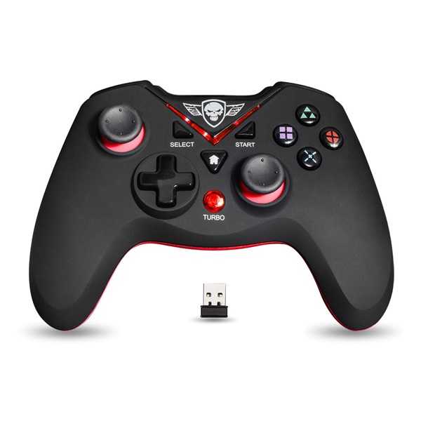 Spirit of Gamer SOG-RFXGP XGP PS3/PC vezeték nélküli fekete-piros kontroller