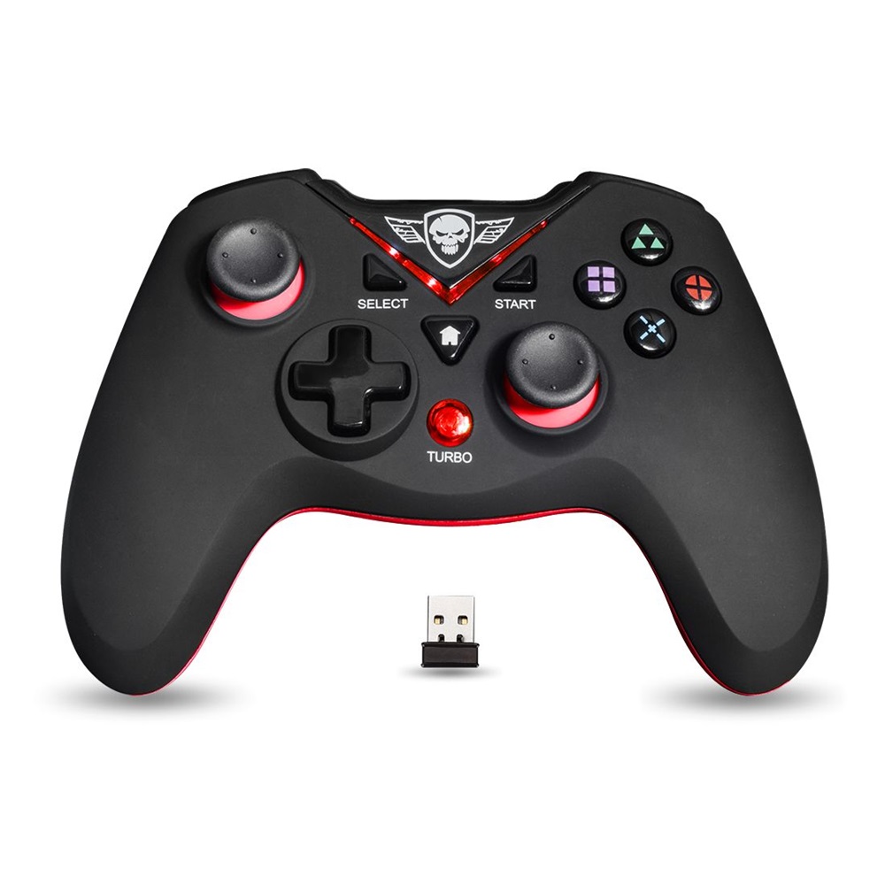Spirit of Gamer SOG-RFXGP XGP PS3/PC vezeték nélküli fekete-piros kontroller
