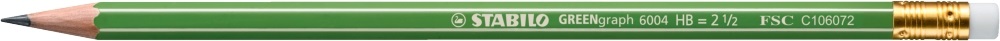 Stabilo Greengraph HB radíros grafitceruza