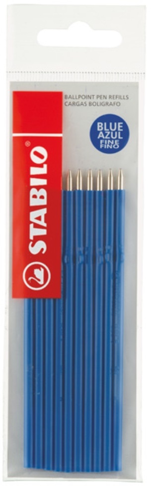 Stabilo Liner 10 db-os kék golyóstoll betét
