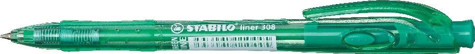 Stabilo Liner 308 10 db/csomag zöld golyóstoll