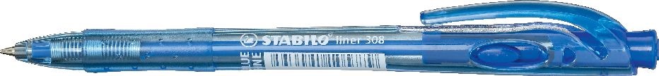 Stabilo Liner 308 10 db/csomag kék golyóstoll