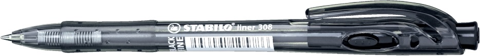 Stabilo Liner 308 fekete golyóstoll
