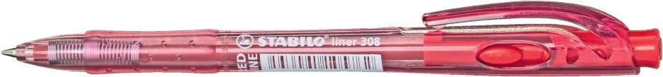 Stabilo Liner 308 piros golyóstoll