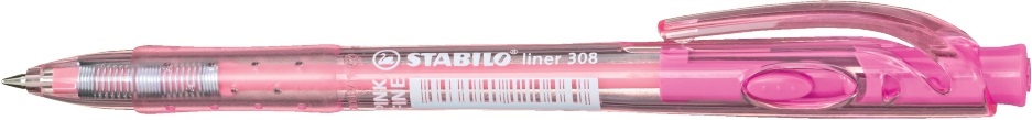 Stabilo Liner 308 rózsaszín golyóstoll