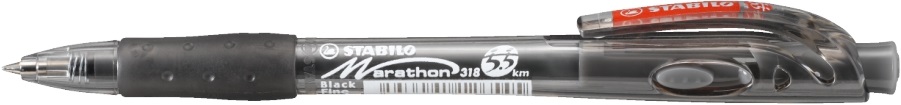 Stabilo Marathon 318 fekete golyóstoll