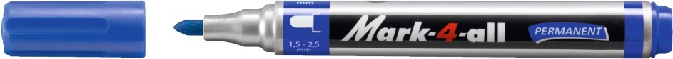 Stabilo Mark-4-All gömb hegyű kék permanent marker