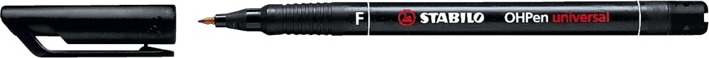 Stabilo OHPen 842 F fekete permanent marker