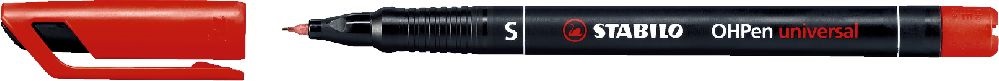 Stabilo OHPen 841"S" 10db/csomag piros permanent marker