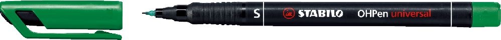 Stabilo OHPen 841"S" 10db/csomag zöld permanent marker