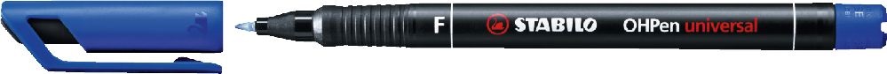 Stabilo OHPen 842"F" 10db/csomag kék permanent marker