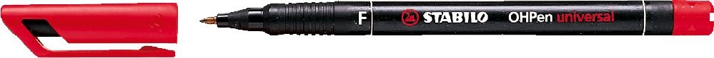 Stabilo OHPen 842"F" 10db/csomag piros permanent marker
