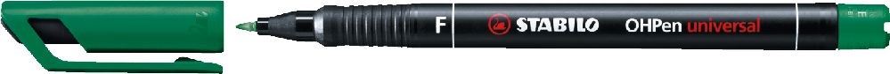 Stabilo OHPen 842"F" 10db/csomag zöld permanent marker