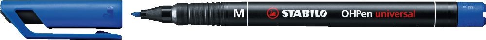 Stabilo OHPen 843"M" 10db/csomag kék permanent marker
