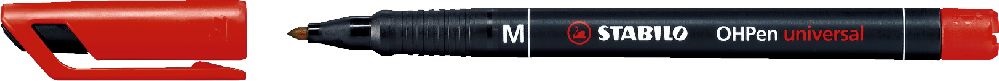 Stabilo OHPen 843"M" 10db/csomag piros permanent marker