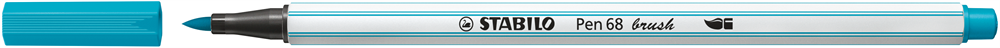 Stabilo Pen 68 brush baba kék ecsetfilc