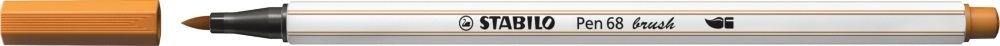 Stabilo Pen 68 brush okkersárga ecsetfilc