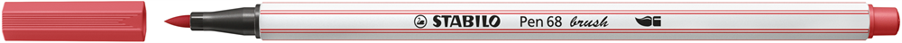 Stabilo Pen 68 brush rozsdavörös ecsetfilc
