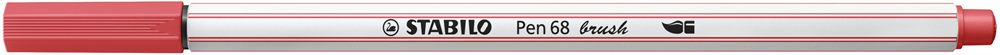 Stabilo Pen 68 brush rozsdavörös ecsetfilc