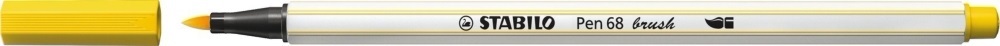 Stabilo Pen 68 brush sárga ecsetfilc