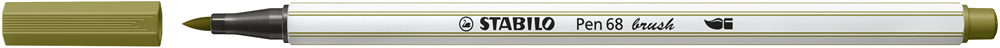 Stabilo Pen 68 brush sárzöld ecsetfilc