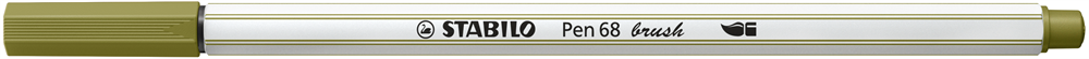 Stabilo Pen 68 brush sárzöld ecsetfilc
