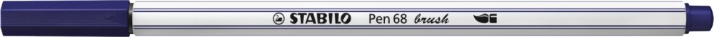 Stabilo Pen 68 brush sötétkék ecsetfilc