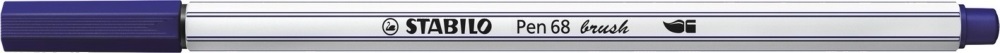 Stabilo Pen 68 brush sötétkék ecsetfilc
