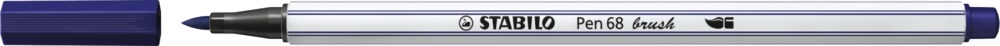 Stabilo Pen 68 brush sötétkék ecsetfilc