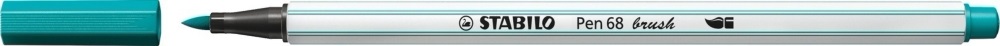 Stabilo Pen 68 brush türkizkék ecsetfilc