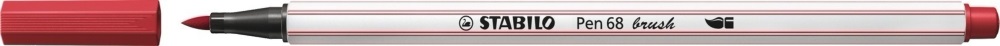 Stabilo Pen 68 brush vörös ecsetfilc