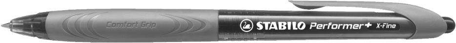 Stabilo Performer + 0,5mm XF szürke golyóstoll