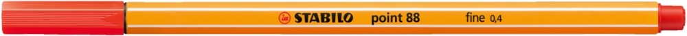 Stabilo Point 88/48 világos piros tűfilc