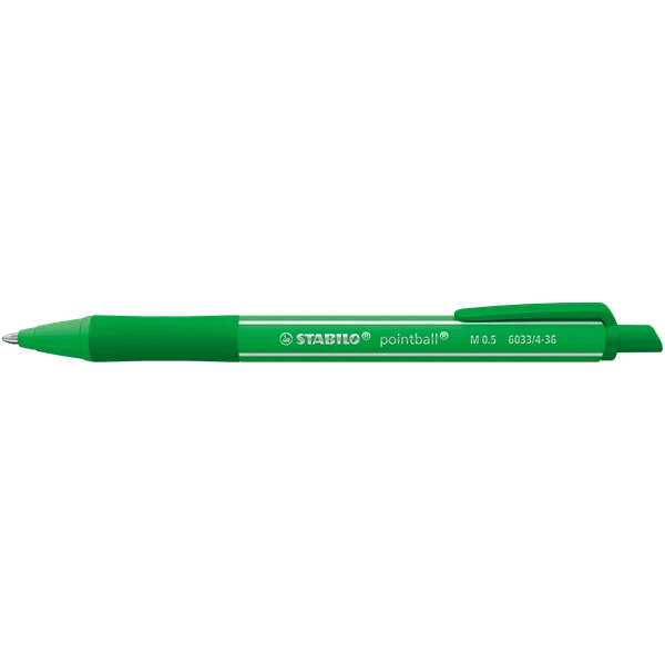 Stabilo Pointball Colorful nyomógombos menta testű zöld golyóstoll