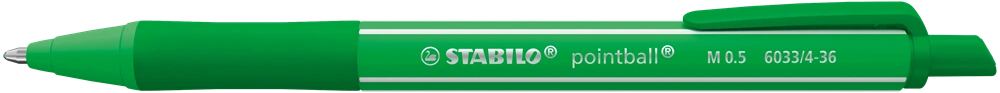 Stabilo Pointball Colorful nyomógombos menta testű zöld golyóstoll