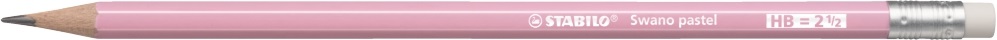 Stabilo Swano HB radíros pink grafitceruza