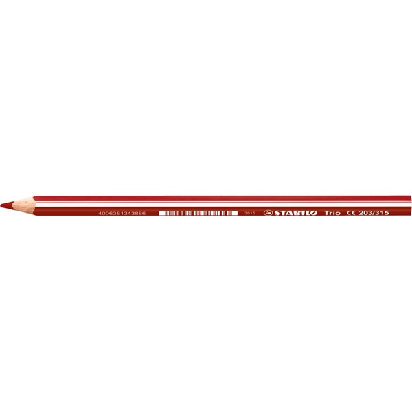 Stabilo Trio thick 203/315 cseresznye piros vastag színes ceruza
