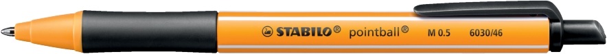 Stabilo pointball nyomógombos fekete golyóstoll